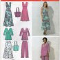 Women's Skirt, Cropped Pants, Dress, Tunic, Tote Bag Pattern Size 8 - 16 UNCUT Simplicity 4220