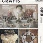 Country Christmas Decor Crafts Pattern, Wreath, Garland, Doll, Tree Topper UNCUT McCall's 6819