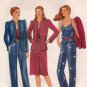 Women's Camisole, Skirt, Pants, Jacket Sewing Pattern Misses Size 6-8-10 UNCUT Butterick 4093