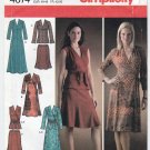 Women's Knit Dress, Top, Skirt and Sash Sewing Pattern Size 14-16-18-20-22 UNCUT Simplicity 4074