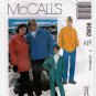 Women / Men Jacket with Hood, Top, Pants, Hat Sewing Pattern Size Small - Large Uncut McCall's 9082