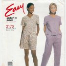 Women's Top, Pull On Pants, Shorts Sewing Pattern Misses' Size 8-10-12-14 UNCUT McCall's 2170