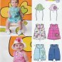 Baby Girl Dress, Romper and Hats Sewing Pattern Size Newborn - Large UNCUT New Look A6111 6111
