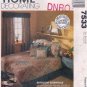 Bedroom Decor, Daybed Cover, Dust Ruffle, Pillow Shams Sewing Pattern UNCUT McCall's 7533