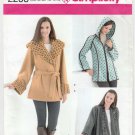 Women's Fleece Jackets Sewing Pattern Misses' Size XS-S-M-L-XL UNCUT Simplicity 2208