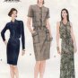 Women's Dress Sewing Pattern Misses' / Misses' Petite Size 14-16-18 UNCUT Vogue 9816