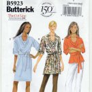 Women's Top, Tunic, Dress, Belt Sewing Pattern Misses Size 4 6 8 10 12 14 UNCUT Butterick B5923 6923