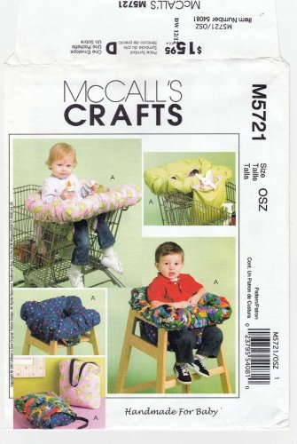 3-in-1 Shopping Cart Cover for Baby Sewing Pattern UNCUT McCall's M5721 5721