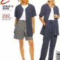 Women's Unlined Jacket, Pull-On Pants and Shorts Sewing Pattern Size 14-16-18-20 UNCUT McCall's 2562