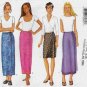 Women's Mock Wrap Skirt Sewing Pattern Misses' Size 8-10-12 UNCUT Butterick 6945