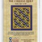 College Quilt Pattern by Stitchin' Heaven SH0005
