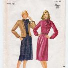 Modest Style Women's Dress and Lined Jacket Sewing Pattern Size 16 UNCUT VTG 1980's Butterick 4051