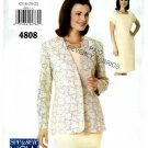 Women's Dress and Jacket Sewing Pattern Size 18-20-22 UNCUT Butterick See & Sew 4808