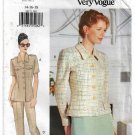 Women's Jacket, Skirt and Pants Sewing Pattern Misses' / Miss Petite Size 14-16-18 UNCUT Vogue 9617