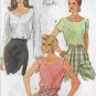 Women's Pullover Top, Sweetheart Neckline, Sewing Pattern Misses' Size 8-10-12 UNCUT Vogue 8294
