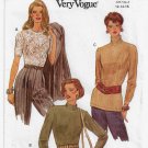 Women's Pullover Top with Collar Variations Sewing Pattern Misses' Size 12-14-16 UNCUT Vogue 8446