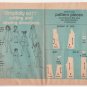 1960's Girls Jumper or Long Vest, Skirt and Pants Sewing Pattern, Child Size 6 VTG Simplicity 8377