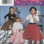 Girls Poodle Skirt Sewing Pattern Size 7-8-10-12-14 Costumes for Kids UNCUT Simplicity 5401