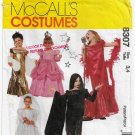 Girls Glamour Costume Pattern for Movie Star, Princess, Bride, Goth, Size 3 - 4 UNCUT McCall's 8307