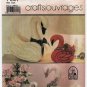 Decorative Swans Sewing Pattern, Small 10 1/2", Large 17 1/2" , UNCUT Vintage 1980's Simplicity 7927