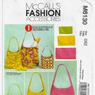 Shopping Bags in 3 Sizes, 1 Hour Sewing Pattern UNCUT Fashion Accessories McCall's M6130 6130