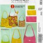 Shopping Bags in 3 Sizes, 1 Hour Sewing Pattern UNCUT Fashion Accessories McCall's M6130 6130