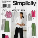 Women's Shirt, Pants and Skirt Sewing Pattern Misses Size 6-8-10-12 UNCUT Simplicity 9158