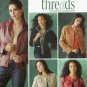 Cardigan Style Jackets Sewing Pattern Misses'/ Miss Petite Size 6-8-10-12 UNCUT Simplicity 4328