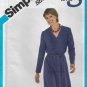 Women's Dress Sewing Pattern, Long Sleeve, V-Neck, Misses Size 14 Bust 36" UNCUT Simplicity 5261