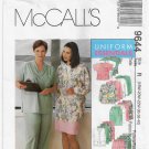 Women's Scrubs, Uniform Essentials Sewing Pattern Plus Size 18W-20W-22W UNCUT McCall's 9644