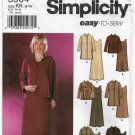Womens Pullover Dress and Shirt Jacket Pattern Misses / Petite Size 8-10-12-14 UNCUT Simplicity 5904