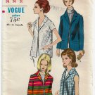 1960's Women's Jacket Sewing Pattern Size 16 Bust 36 UNCUT Vintage Vogue 7006