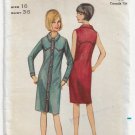 1960's Women's Shirtdress with Western Yoke Sewing Pattern Size 16 UNCUT Vintage Butterick 3820