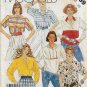 Women's Pullover Top Sewing Pattern, Long or Short Sleeves, Misses Size 10 Bust 32.5 McCall's 2339