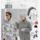 Women's Jacket, Hat, Mittens Sewing Pattern Misses' / Miss Petite Size 14-16-18 UNCUT Butterick 6347