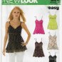 Women's Camisole Tops Sewing Pattern Size 10-12-14-16-18-20-22 UNCUT New Look 6466
