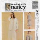 Women's Sleeveless Dress and Unlined Jacket Sewing Pattern, Misses' Size 12-14 UNCUT McCall's 2652