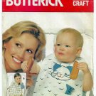 Baby Bib with Animal Designs, Kitty Cat, Puppy Dog, Bunny, Craft Sewing Pattern UNCUT Butterick 4962