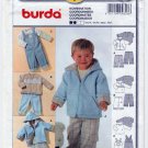 Baby / Toddler Overalls, Pants, Shirts, Jacket Sewing Pattern, Size 9 months-3 yrs UNCUT Burda 9828