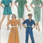 Women's Dresses and Long or Short Jumpsuit Sewing Pattern Misses' Size 10 UNCUT Simplicity 7492