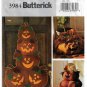 Halloween Decorations, Pumpkin Greeter, Door Hanging, Sewing Pattern UNCUT Butterick 3984