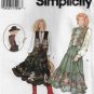 Women's Daisy Kingdom Skirt, Blouse, Vest Sewing Pattern Misses' Size 6-8-10 UNCUT Simplicity 9179