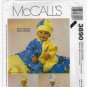 Babies Fleece Jumpsuit, Blankets Hat Sewing Pattern Infant Sizes Small-XL UNCUT McCall's 3890
