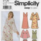 Maternity Pattern for Dress, Tunic, Pants and Shorts Size 16-18-20-22-24 UNCUT Simplicity 5106