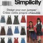 Girl's Design Your Own Jumper Sewing Pattern Child Size 3-4-5-6 UNCUT Simplicity 8638
