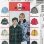 Boy or Girl Polar Fleece Jacket Sewing Pattern, Child Size Large 10 - 12 UNCUT McCall's 9593