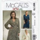 Women's Wrap Dress Sewing Pattern, Misses' Size 16, 18, 20, 22 UNCUT McCall's M5179 5179