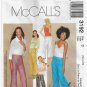 Low Rise Flared Pants, Capris, Women's Sewing Pattern, Misses Size 12, 14, 16 UNCUT McCall's 3192