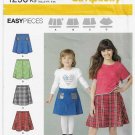Girl's Skirt Sewing Pattern Size 7-8-10-12-14 UNCUT Simplicity 1290