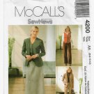 Jacket, Vest, Pants, Skirt Sewing Pattern Misses' / Miss Petite Size 6-8-10-12 UNCUT McCall's 4200